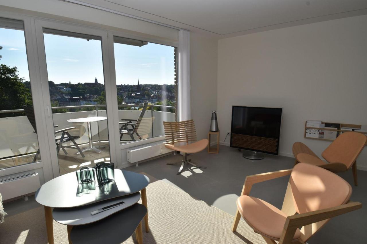 Fewo1846 - Foerdeview - Luxurioese Wohnung Mit 2 Schlafzimmern Und Balkon Mit Hafenblick Flensbourg Extérieur photo