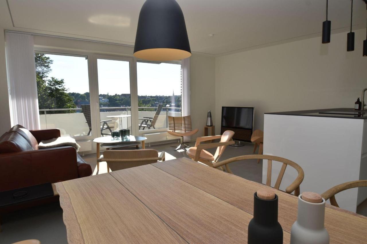 Fewo1846 - Foerdeview - Luxurioese Wohnung Mit 2 Schlafzimmern Und Balkon Mit Hafenblick Flensbourg Extérieur photo